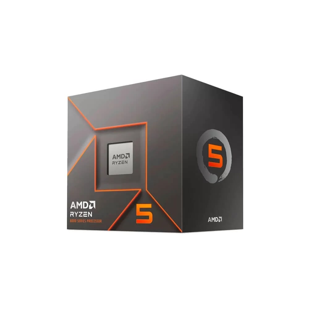 PROCESADOR AMD RYZEN 5 8400F, 6 NÚCLEOS, 4.20-4.70GHZ, 16MB, AM5, CON FAN-COOLER INCLUIDO - 1