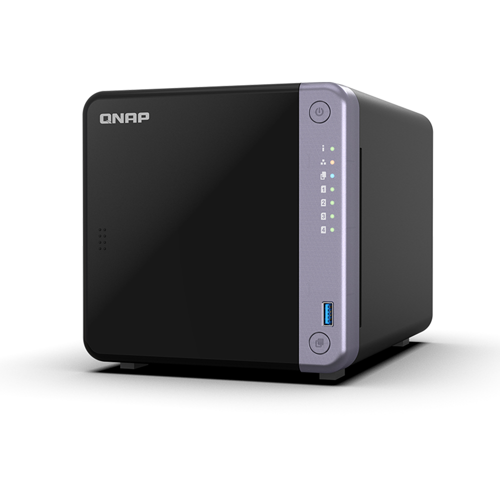 SERVIDOR NAS QNAP TS-432X - 4 BAHÍAS, 4GB RAM, ARM DE 4 NÚCLEOS, IDEAL PARA ALMACENAMIENTO Y RESPALDO - 1