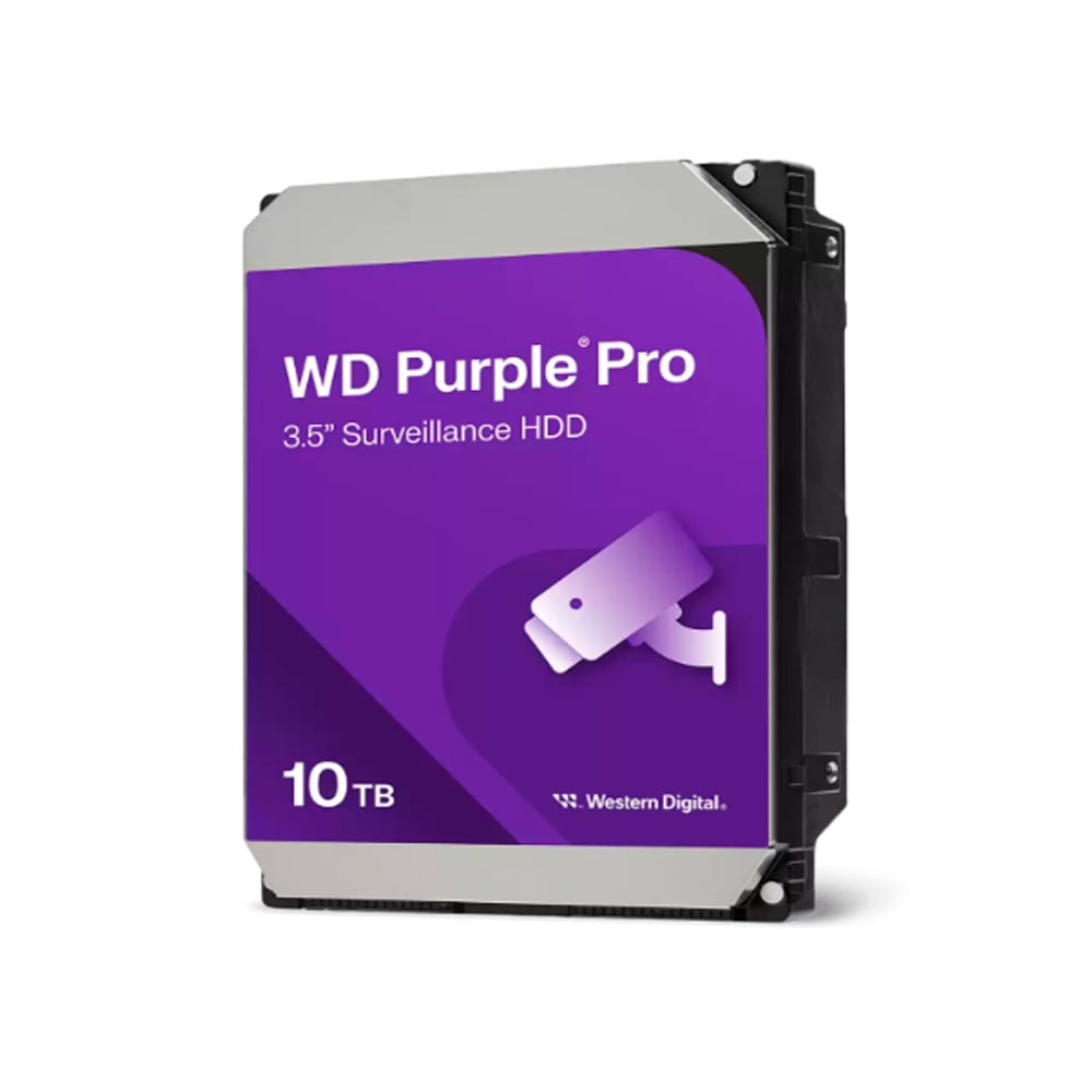 DISCO DURO WESTERN DIGITAL 10TB PURPLE PRO SATA 3.5” 7200 RPM CON 512MB CACHE PARA SEGURIDAD Y ALMACENAMIENTO - 1