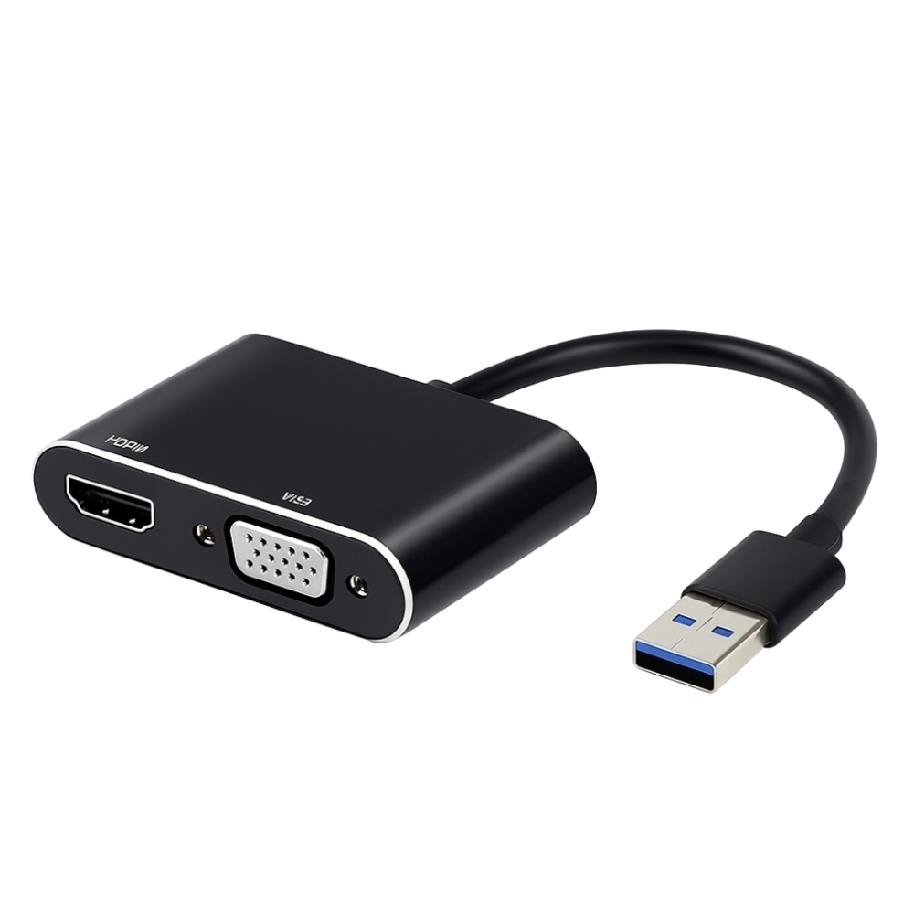 ADAPTADOR TRIPP LITE U342-SHG-001 USB 3.0 A HDMI VGA SUPERSPEED - 1
