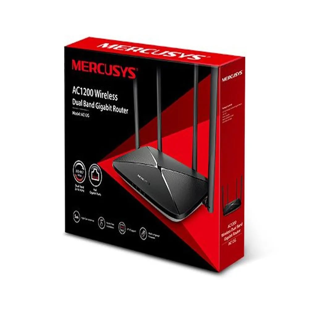 ROUTER MERCUSYS AC12G 1200 MBPS 4 ANTENAS - 1