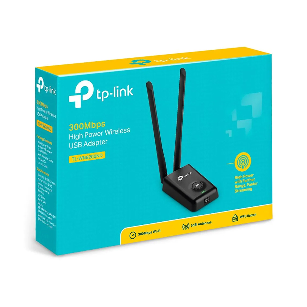 ADAPTADOR DE RED TP-LINK TL-WN8200ND USB, CONEXIÓN RÁPIDA 802.11B/G/N, COMPACTO Y EFICIENTE - 1