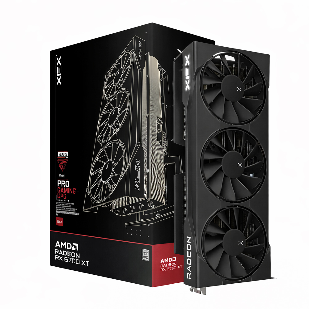 TARJETA GRÁFICA XFX RADEON RX 9070 XT 16GB OC, 256 BIT, RENDIMIENTO EXCEPCIONAL EN COLOR NEGRO - 1