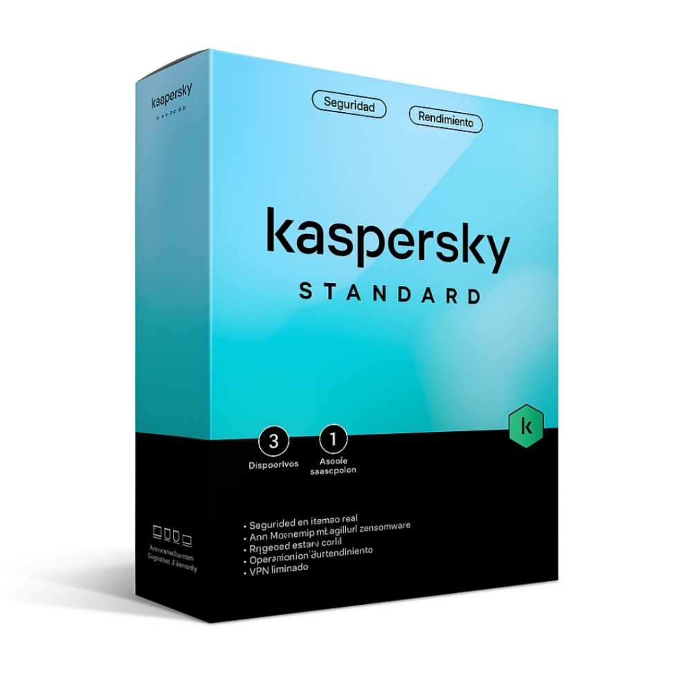 KASPERSKY STANDARD 3PC 1 AÑO – PROTECCIÓN TOTAL PARA 3 DISPOSITIVOS EN UN SOLO AÑO - 1