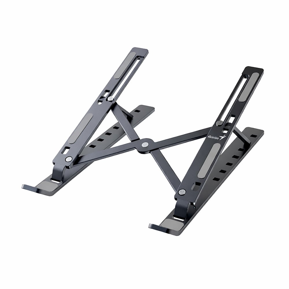 SOPORTE AJUSTABLE PARA LAPTOP DE 17.3' GENIUS G-STAND M250 EN COLOR NEGRO - ERGONOMÍA Y ESTILO - 1