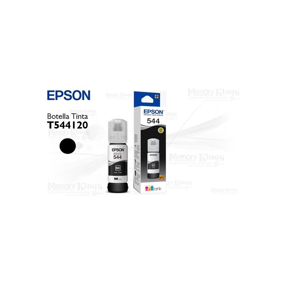TINTA EPSON 544 NEGRO 65ML - ALTA CALIDAD Y RENDIMIENTO PARA IMPRESORAS EPSON - 1
