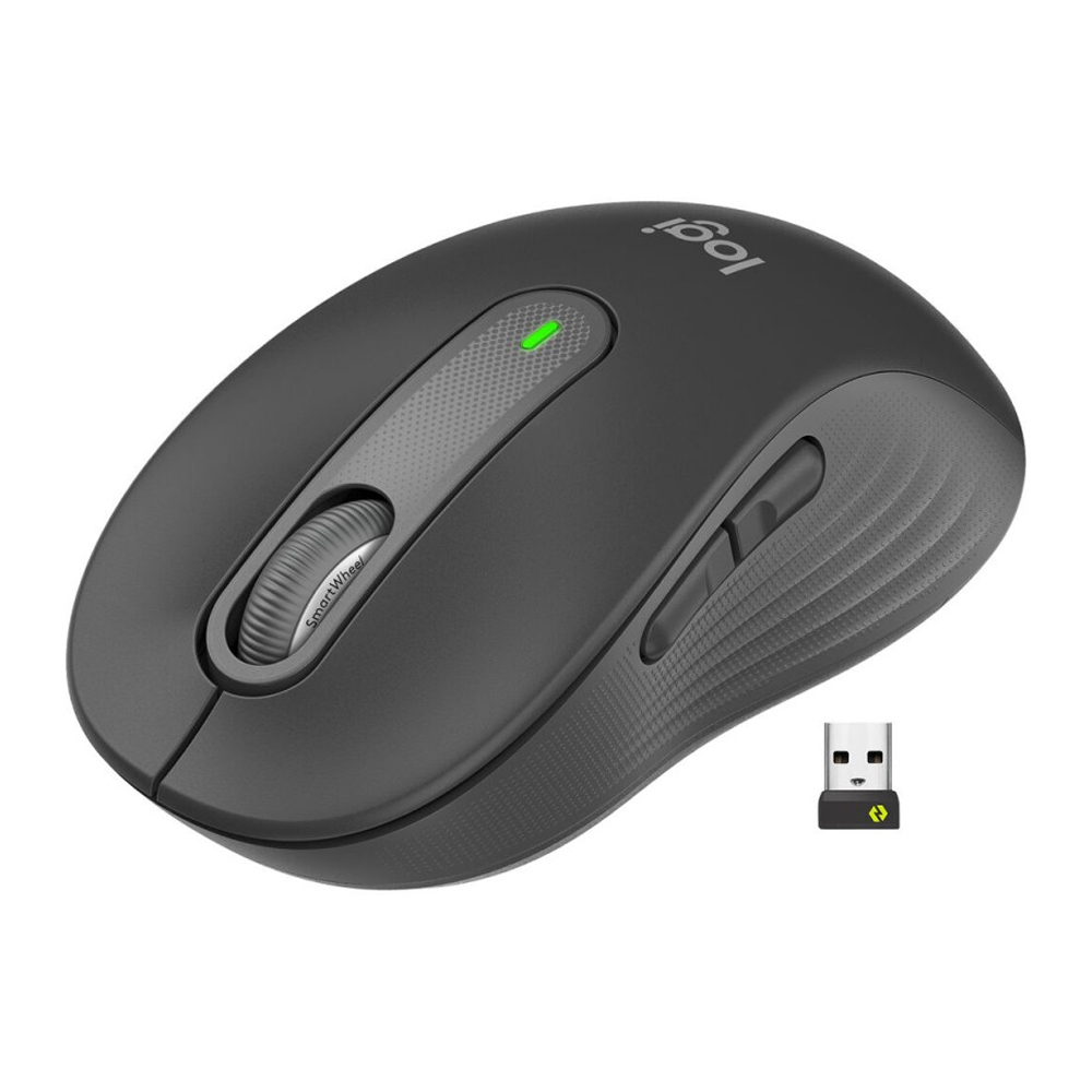 MOUSE LOGITECH SIGNATURE M650 SILENT INALÁMBRICO BLUETOOTH NEGRO - PRECISIÓN Y CONFORT SILENCIOSO - 1