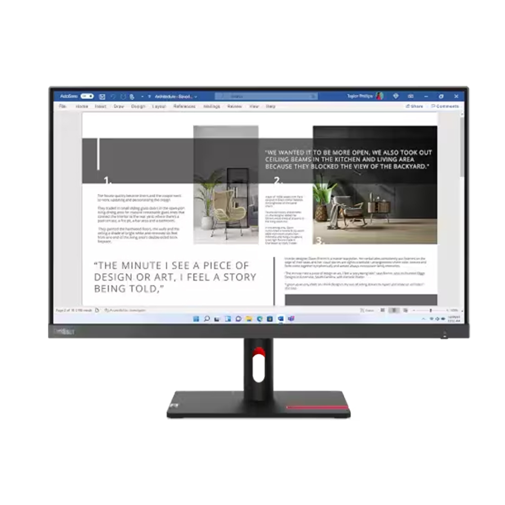 MONITOR LENOVO THINKVISION S27I-30 27 PULGADAS RESOLUCIÓN FULL HD 100 HZ - 1