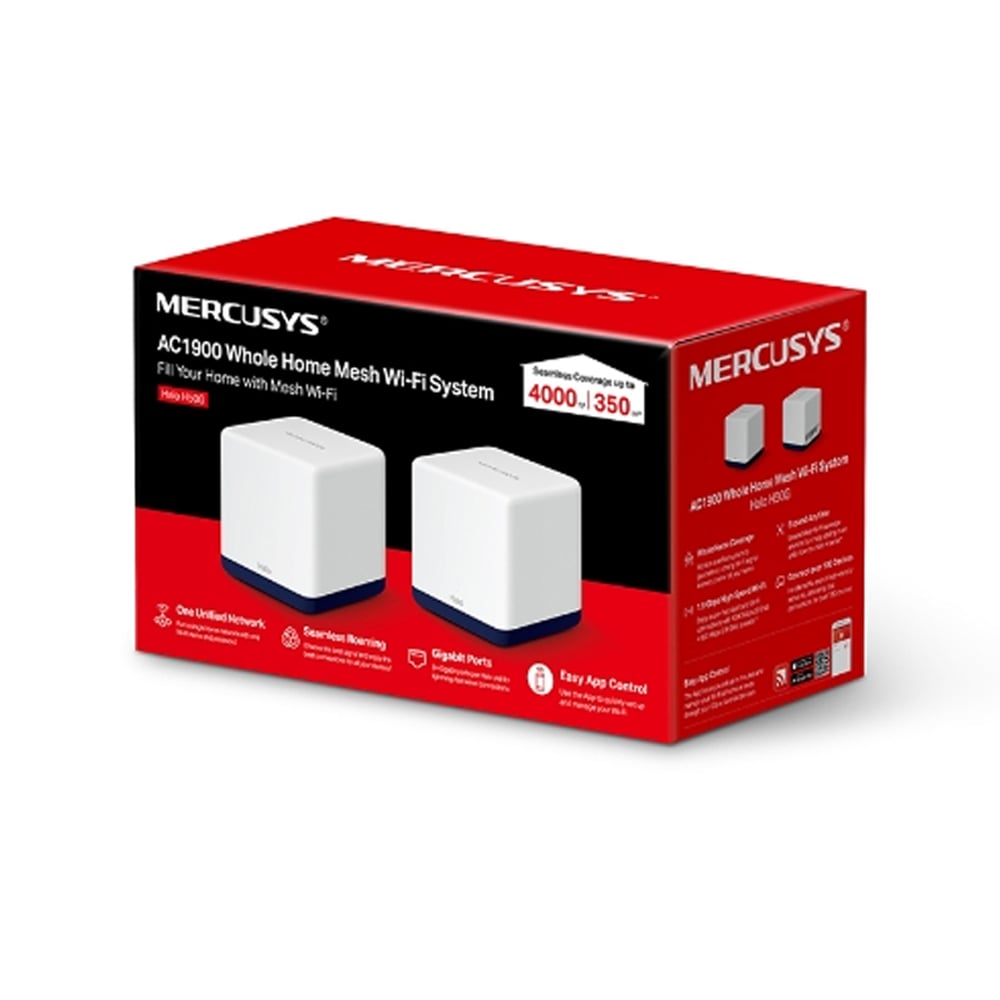 SISTEMA WIFI MESH MERCUSYS HALO H50G COBERTURA EXTENDIDA DOBLE BANDA - 1
