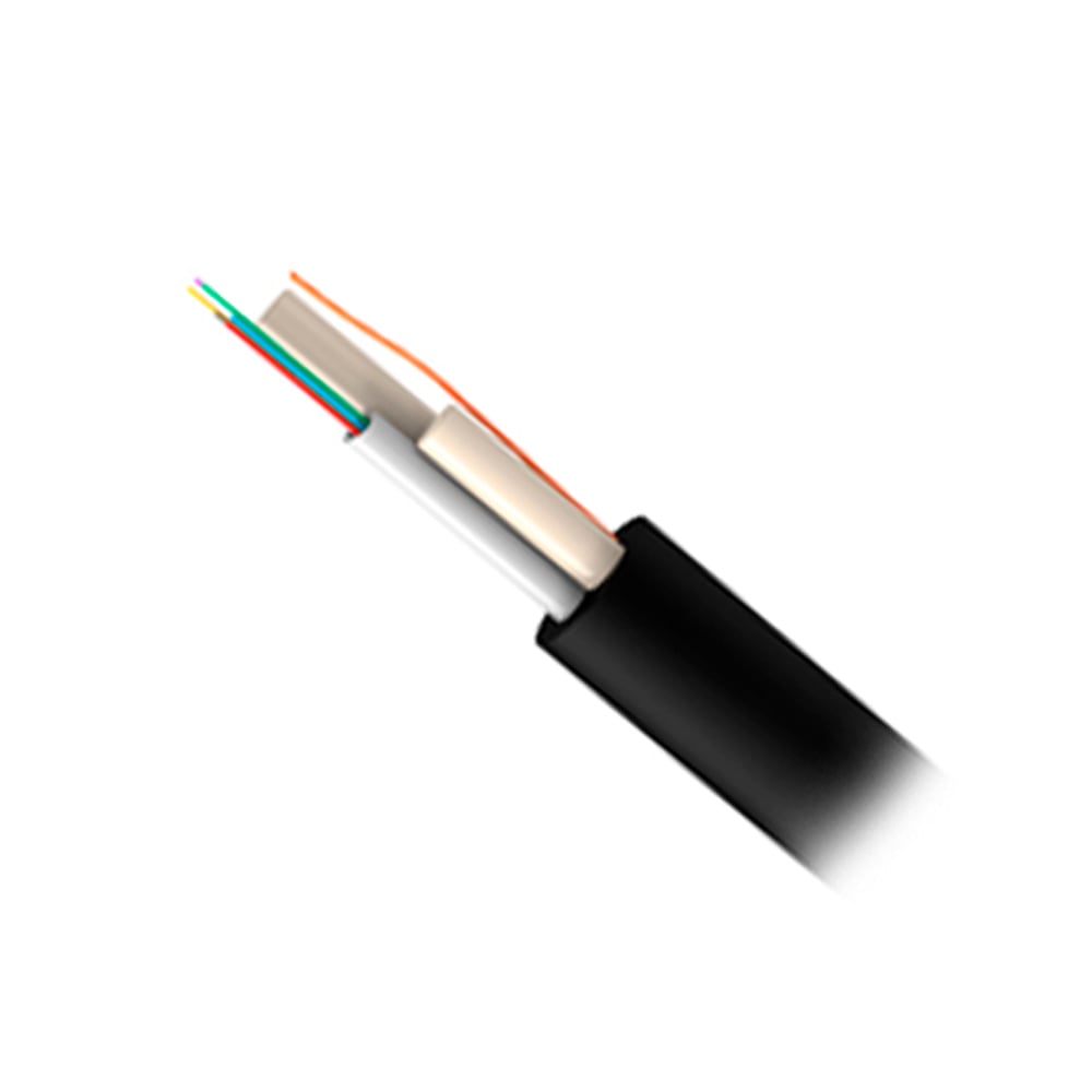 CABLE DE RED DE FIBRA ÓPTICA FURUKAWA 12F SM G-652D LSZH NEGRO, ALTA VELOCIDAD Y BAJO HUMO - 1