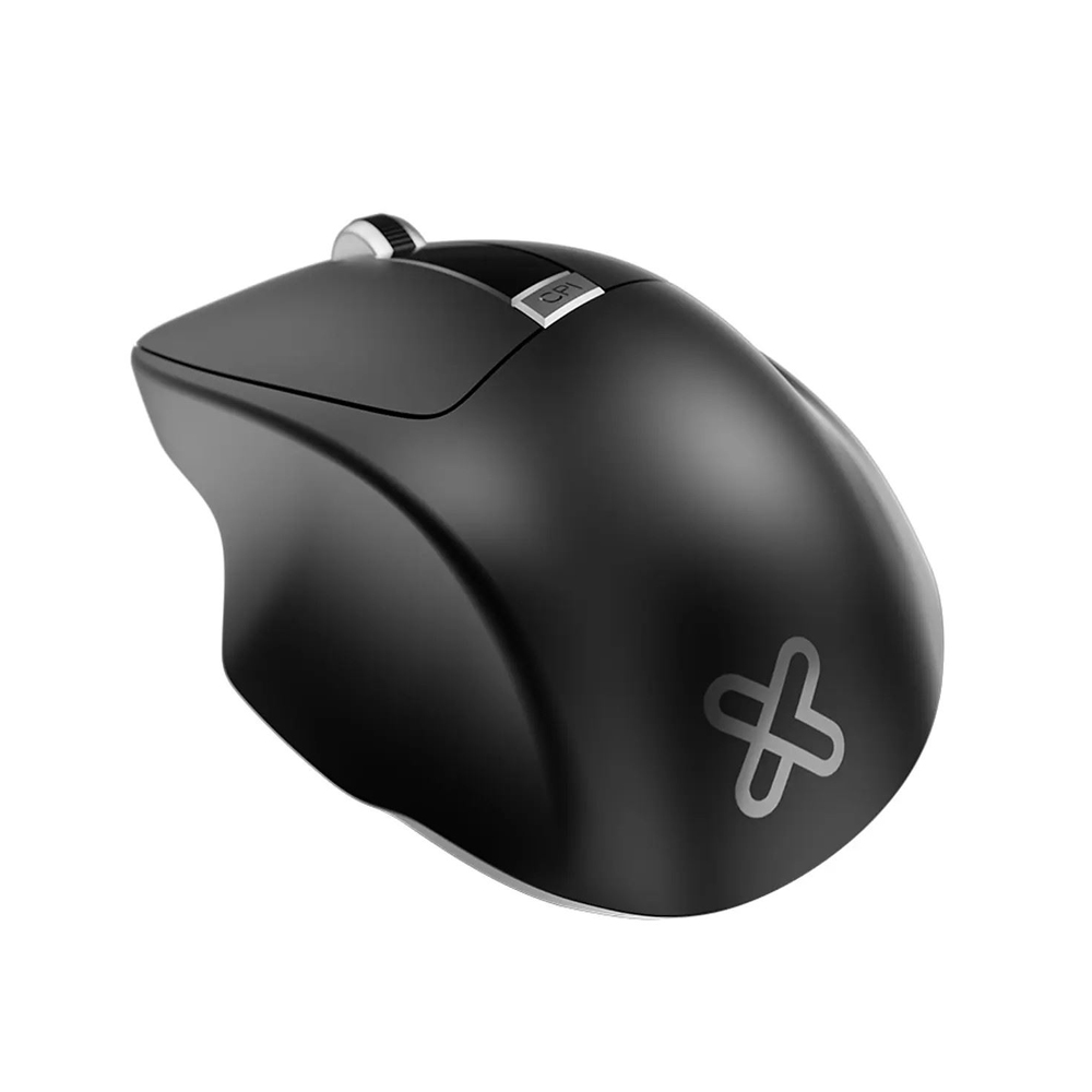 MOUSE INALÁMBRICO KLIP XTREME NEGRO ERGONÓMICO 2.4 GHZ CON NANO DONGLE PARA MÁXIMA COMODIDAD - 1