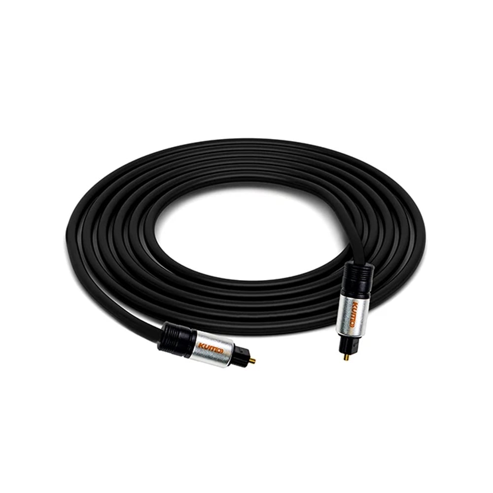 CABLE ÓPTICO KUMO 1.8M DE ALTA VELOCIDAD PARA CONEXIÓN DE AUDIO Y VIDEO - EXCELENTE CALIDAD DE SEÑAL - 1
