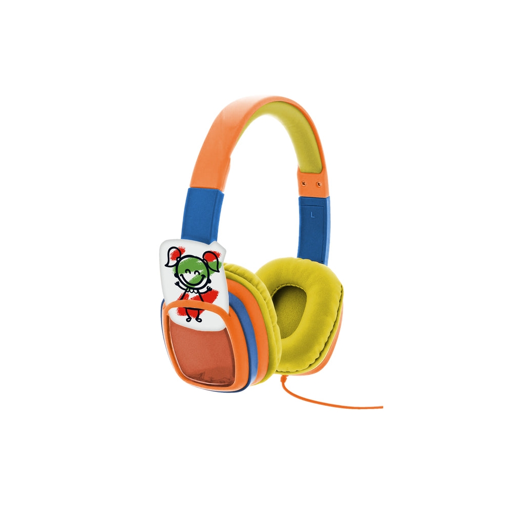 AUDÍFONOS XTECH SOUND ART XTH-3500R INFANTILES CON DISEÑO COLORIDO - 1