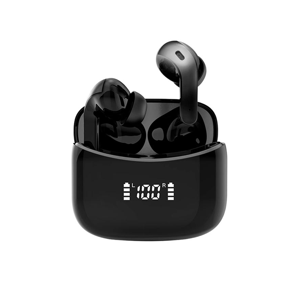 AUDÍFONOS BLUETOOTH TWS TEROS TE-8074N - SONIDO INMERSIVO, DISEÑO COMPACTO Y COLOR NEGRO - 1