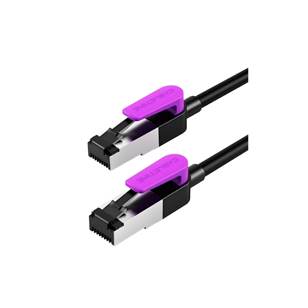 CABLE RED CAT 8 CABLETIME DE 2MTS - ALTA VELOCIDAD, CONEXIÓN ESTABLE PARA INTERNET RÁPIDO - 1
