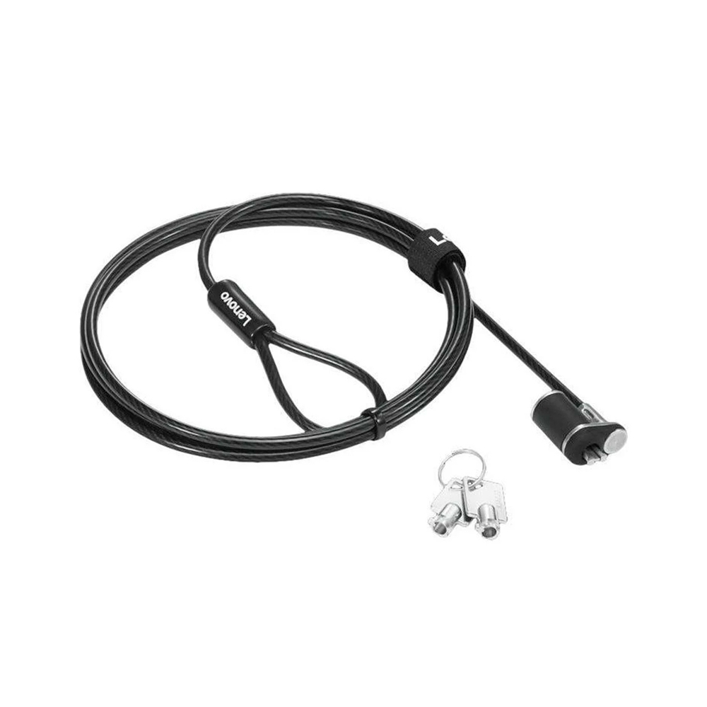 CANDADO DE SEGURIDAD LENOVO NANOSAVER ESSENTIAL PARA LAPTOP - PROTECCIÓN ROBUSTA Y CONFIABLE - 1