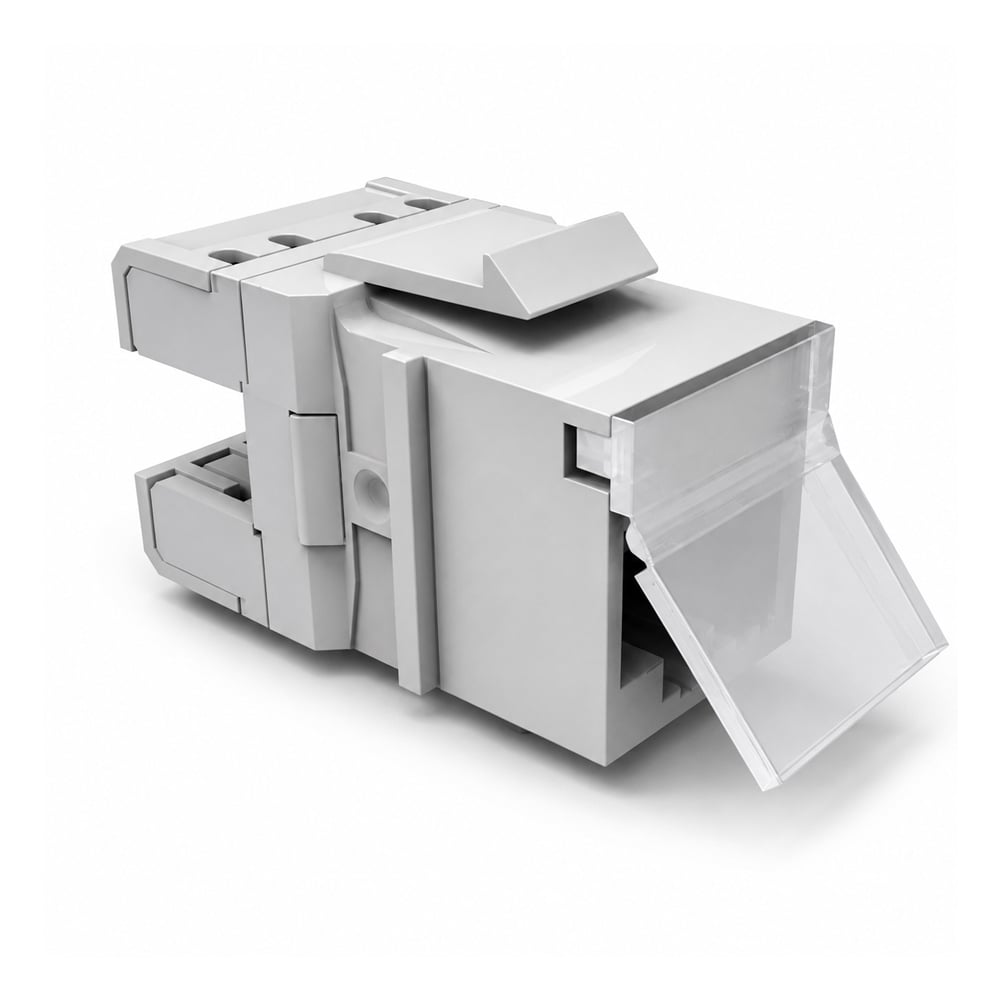 INSERTO MODULAR FURUKAWA GIGALAN PREMIUM RJ-45/RJ-11 ROJO PARA CONEXIÓN DE ALTA VELOCIDAD - 1