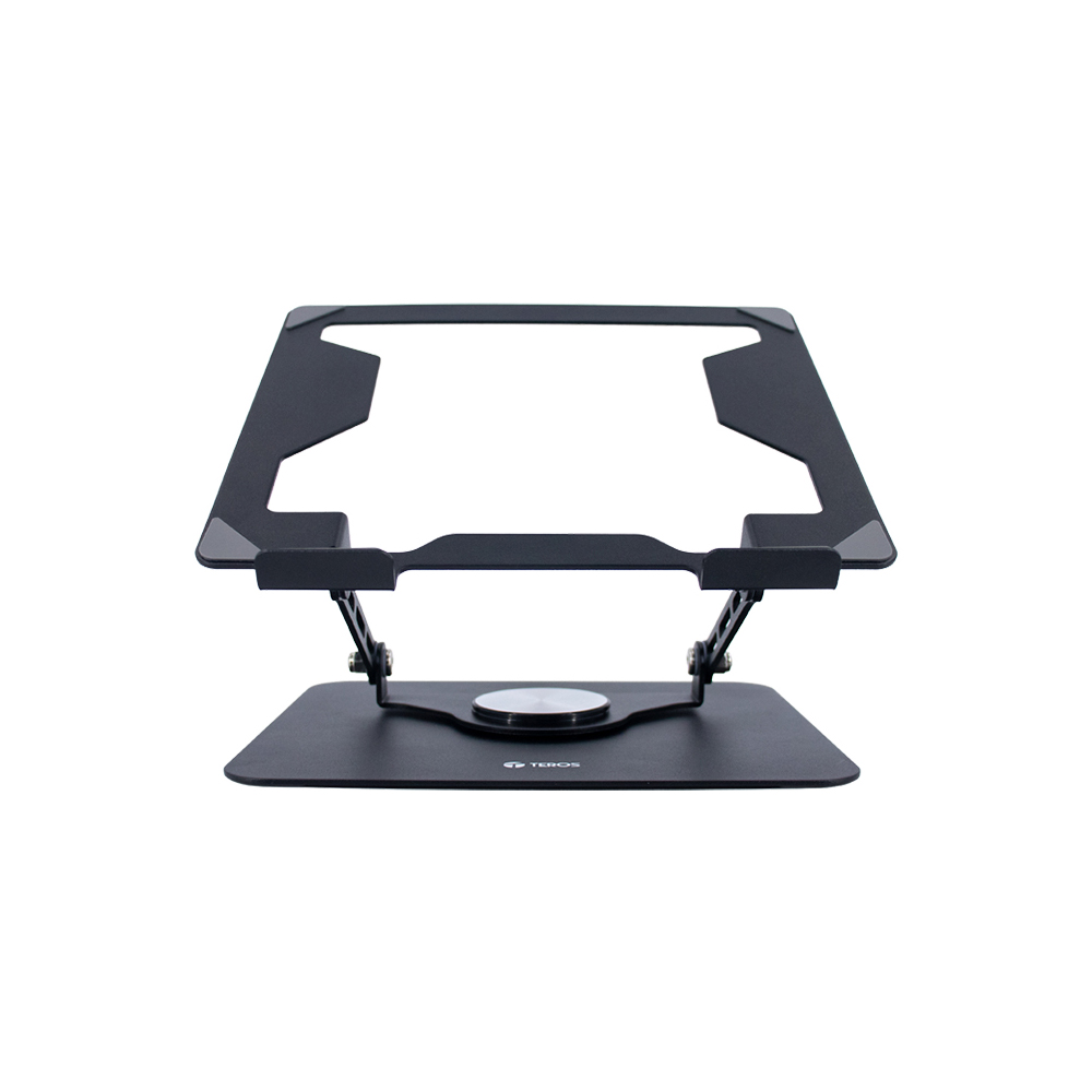 SOPORTE PARA NOTEBOOK TEROS TE-7021N - COMPATIBLE CON TABLETS Y NOTEBOOKS DE 10' A 15.6', COLOR NEGRO - 1
