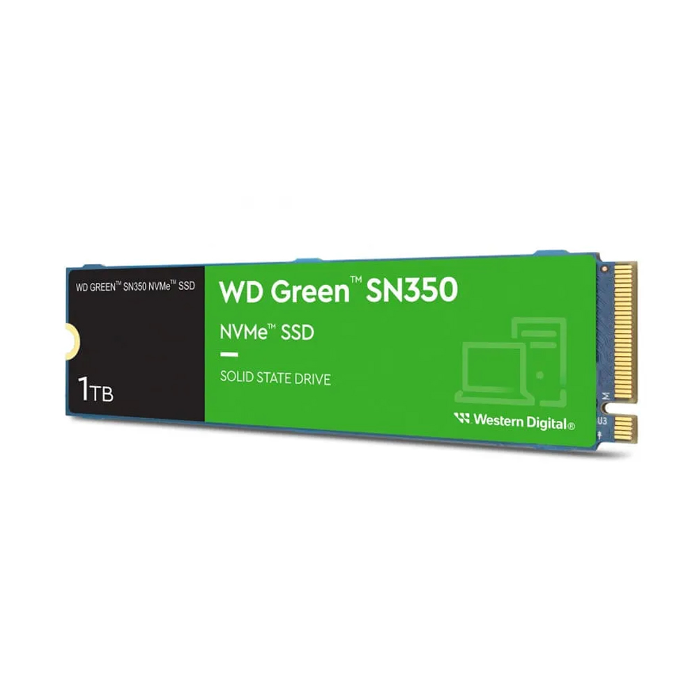 SSD M.2 PCIE 1TB WD GREEN SN350 - ALMACENAMIENTO RÁPIDO Y EFICIENTE PARA TU PC - 1