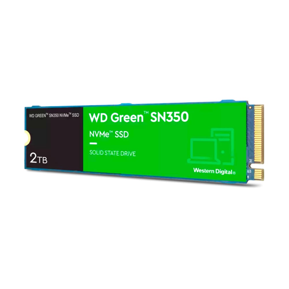 SSD NVME M.2 WESTERN DIGITAL WD GREEN SN350 2TB - 1