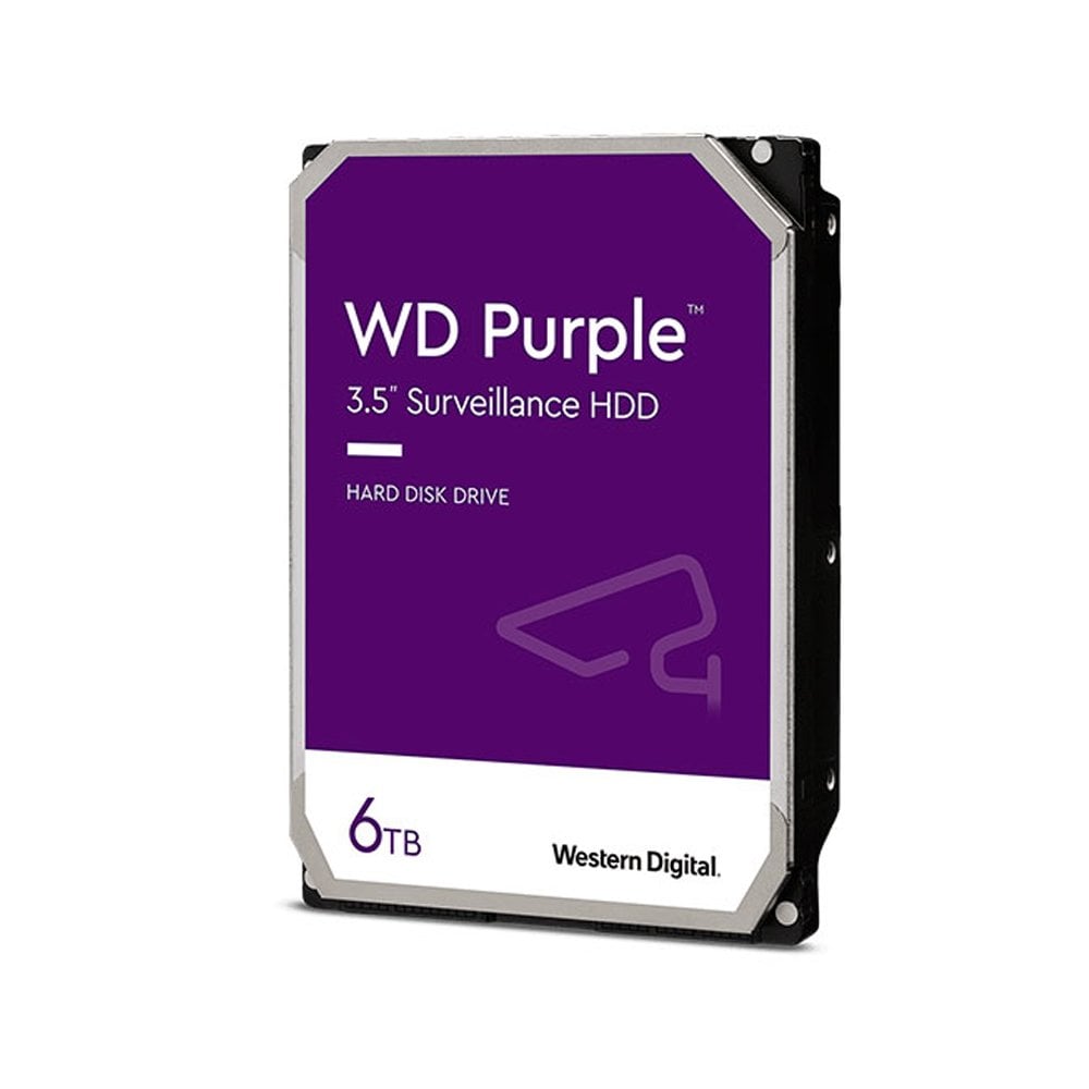 DISCO DURO WD PURPLE DE 6TB SATA - ALMACENAMIENTO IDEAL PARA VIDEOVIGILANCIA Y SEGURIDAD - 1
