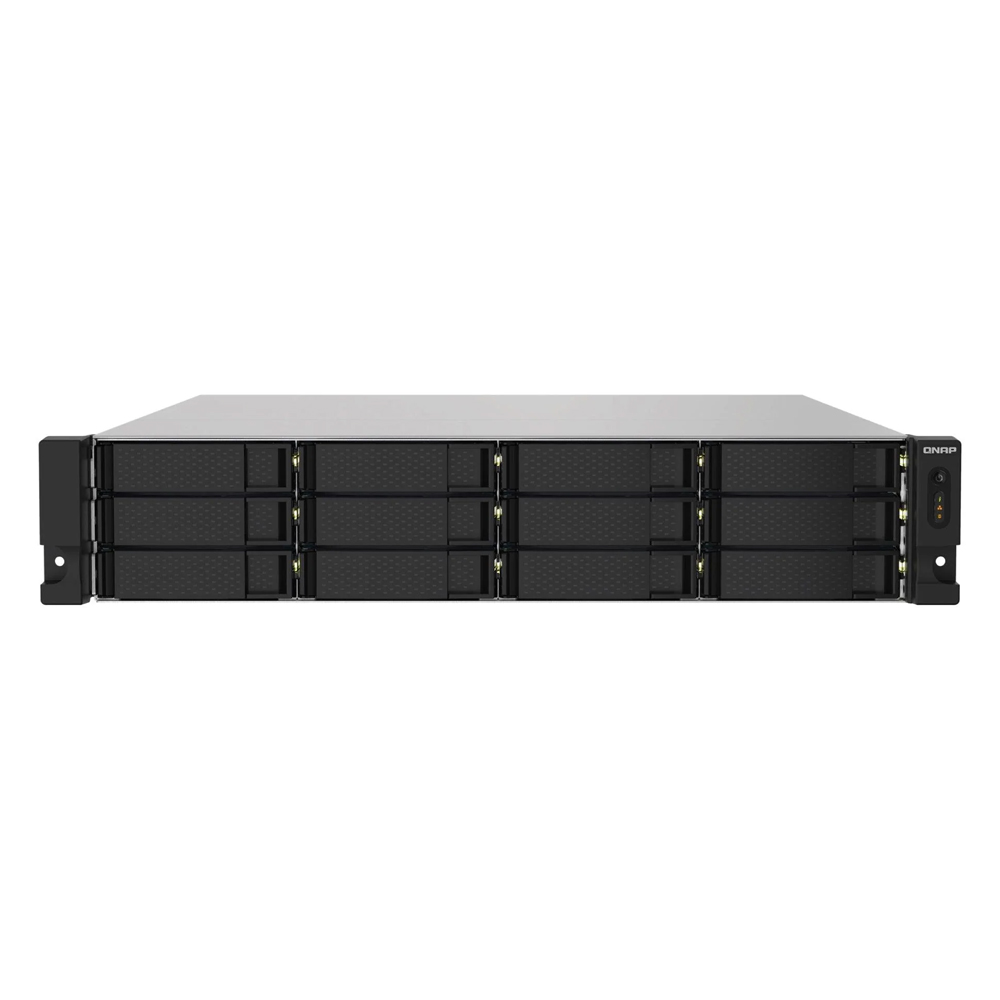 QNAP TS-1232PXU-RP NAS DE 12 BAHÍAS, ALMACENAMIENTO VELOZ Y AMPLIABLE PARA TU RED DOMÉSTICA O DE OFICINA - 1