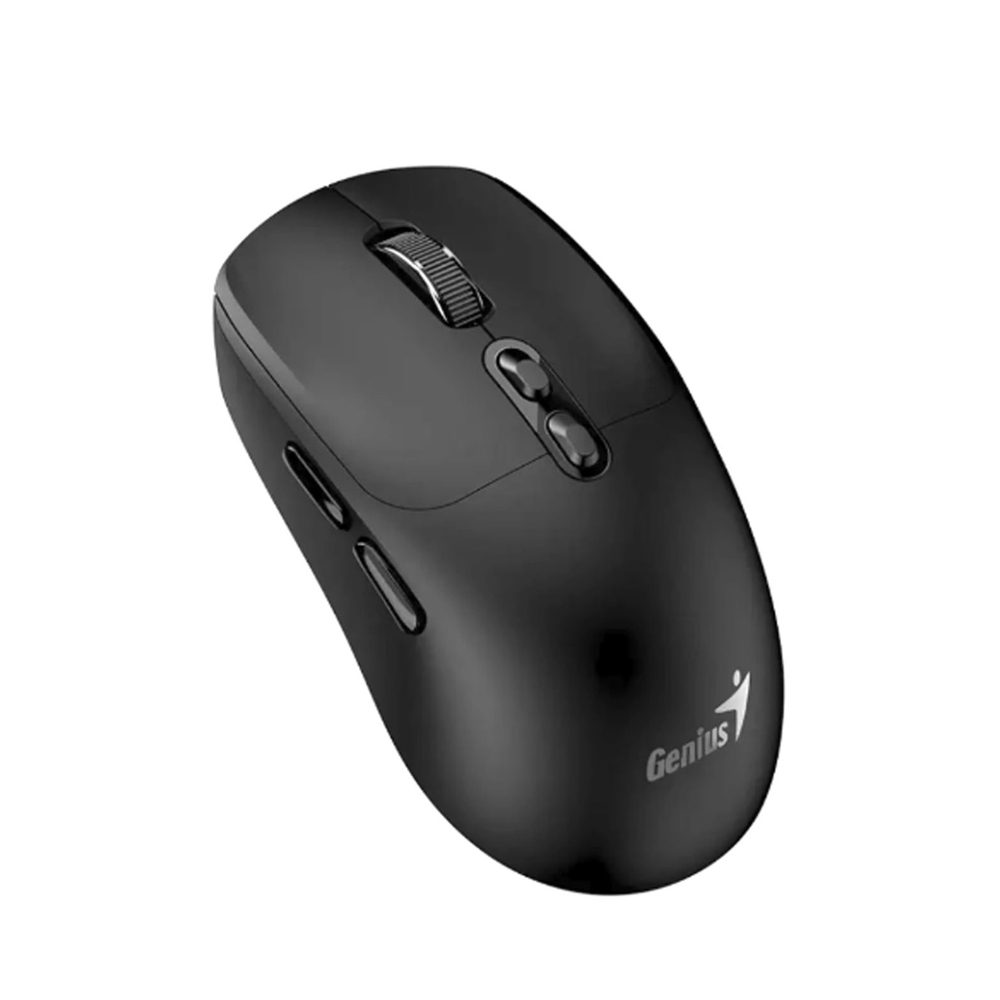 MOUSE GENIUS NX-8080S INALÁMBRICO SILENCIOSO, BLUETOOTH Y 2.4GHZ, COLOR NEGRO, 7 BOTONES - 1