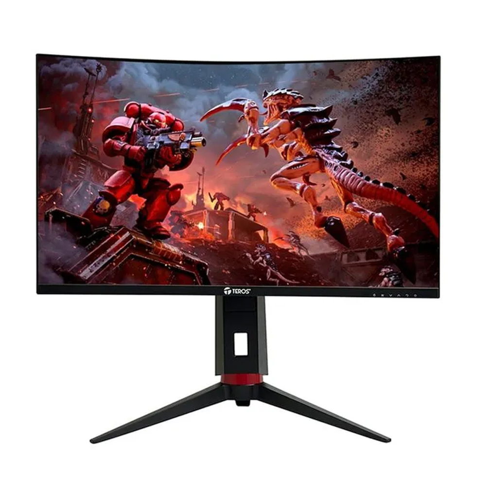 MONITOR CURVO TEROS TE-2767G DE 27' QHD VA, 180 HZ, 1 MS, HDMI Y DISPLAYPORT, IDEAL PARA GAMING. - 1