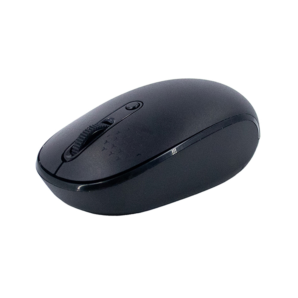 MOUSE INALÁMBRICO TEROS TE-1237S EN COLOR NEGRO, CON BLUETOOTH 5.0 Y 2.4 GHZ PARA UNA CONEXIÓN RÁPIDA - 1