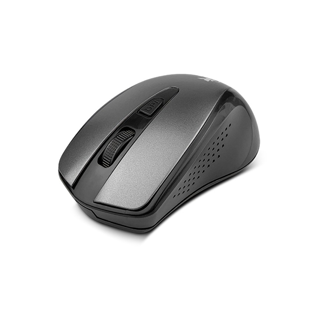 MOUSE INALÁMBRICO XTECH XTM-315GY EN GRIS ALUMINIO, 2.4 GHZ, 4 BOTONES Y 1600 DPI PARA ALTA PRECISIÓN - 1