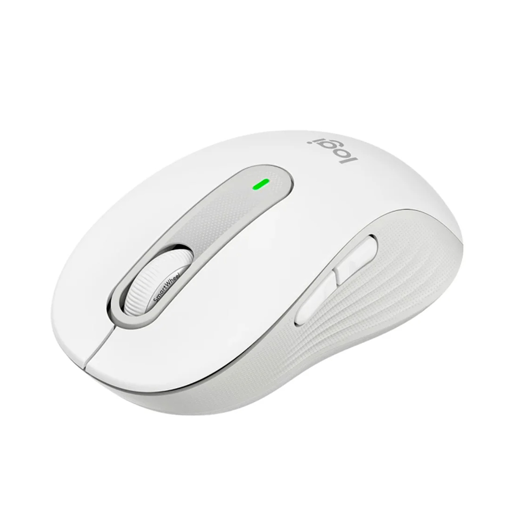 MOUSE LOGITECH SIGNATURE M650 M BLANCO, ERGONOMÍA AVANZADA Y CONECTIVIDAD INALÁMBRICA PARA TRABAJO CÓMODO - 1