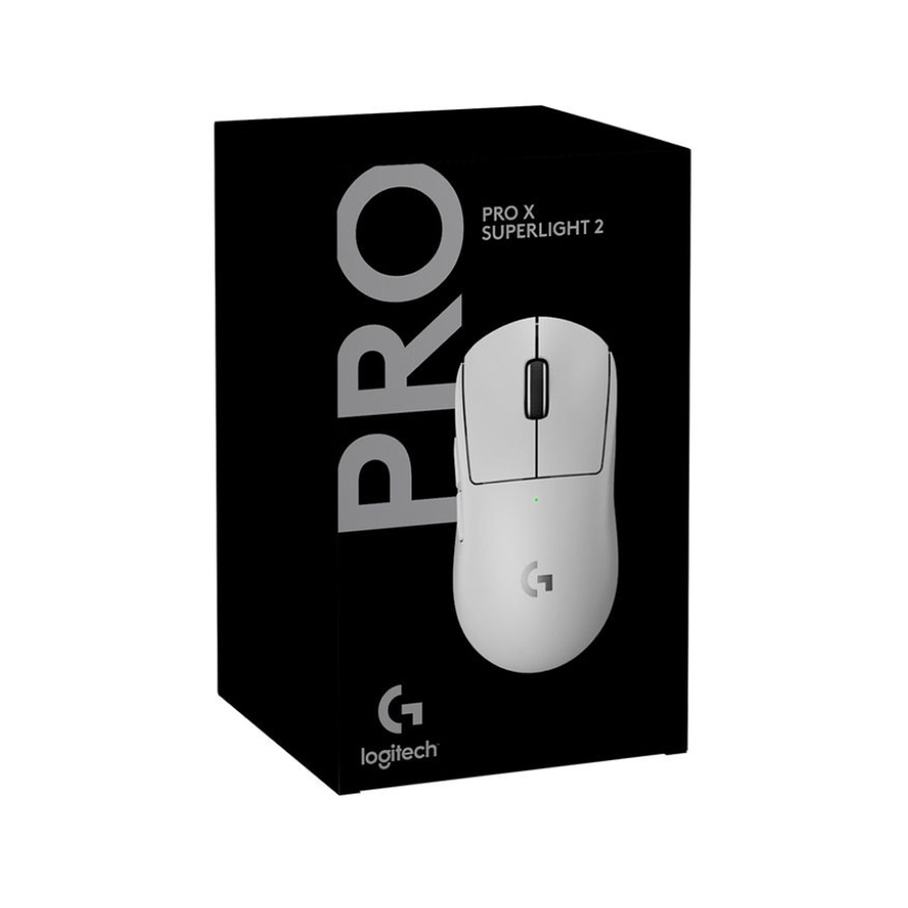 MOUSE LOGITECH G PRO X SUPERLIGHT 2 WIRELESS LIGHTSPEED BLANCO - ALTA VELOCIDAD Y PRECISIÓN - 1