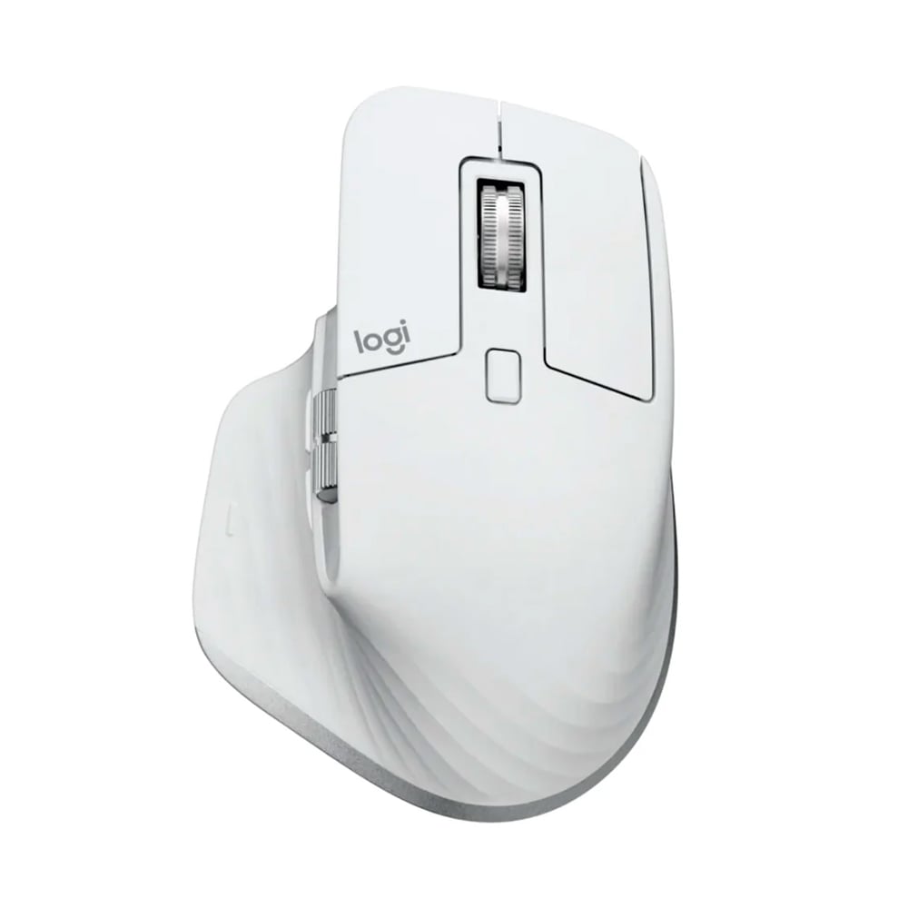 MOUSE LOGITECH MX MASTER 3S WIRELESS BLANCO Y GRIS - CONECTIVIDAD BLUETOOTH, ERGONOMÍA SUPERIOR - 1