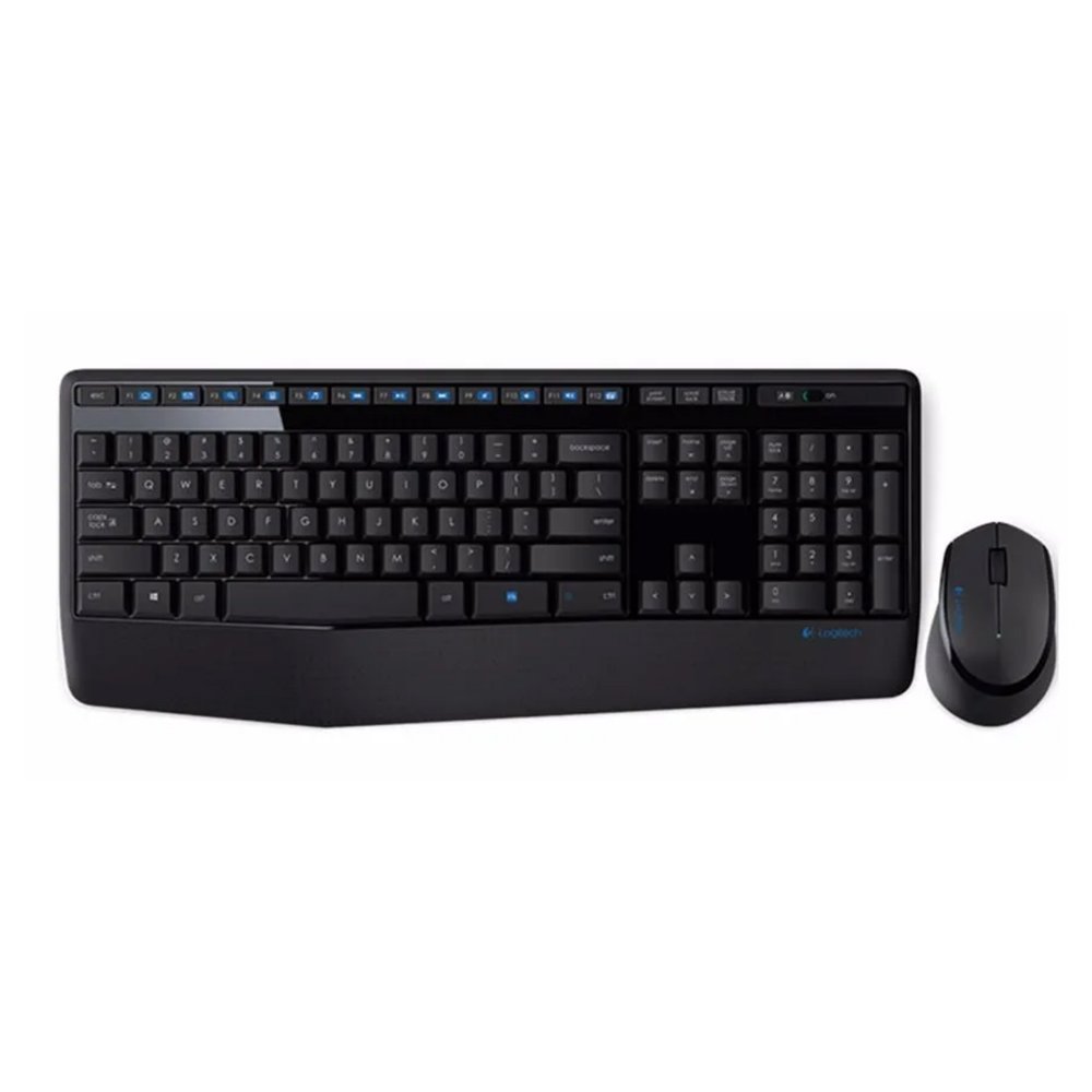 TECLADO Y RATÓN INALÁMBRICOS LOGITECH MK345 COMFORT NEGRO - CONEXIÓN FLUIDA Y DISEÑO ERGONÓMICO - 1