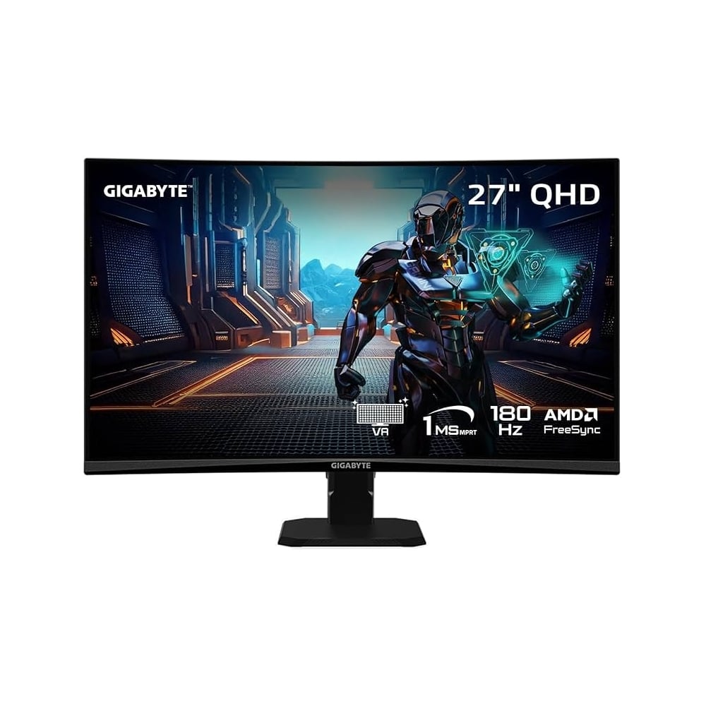 MONITOR GAMING GIGABYTE 27' GS27QCA QHD, ALTA VELOCIDAD, DISEÑO ELEGANTE Y COLORES VIBRANTES - 1
