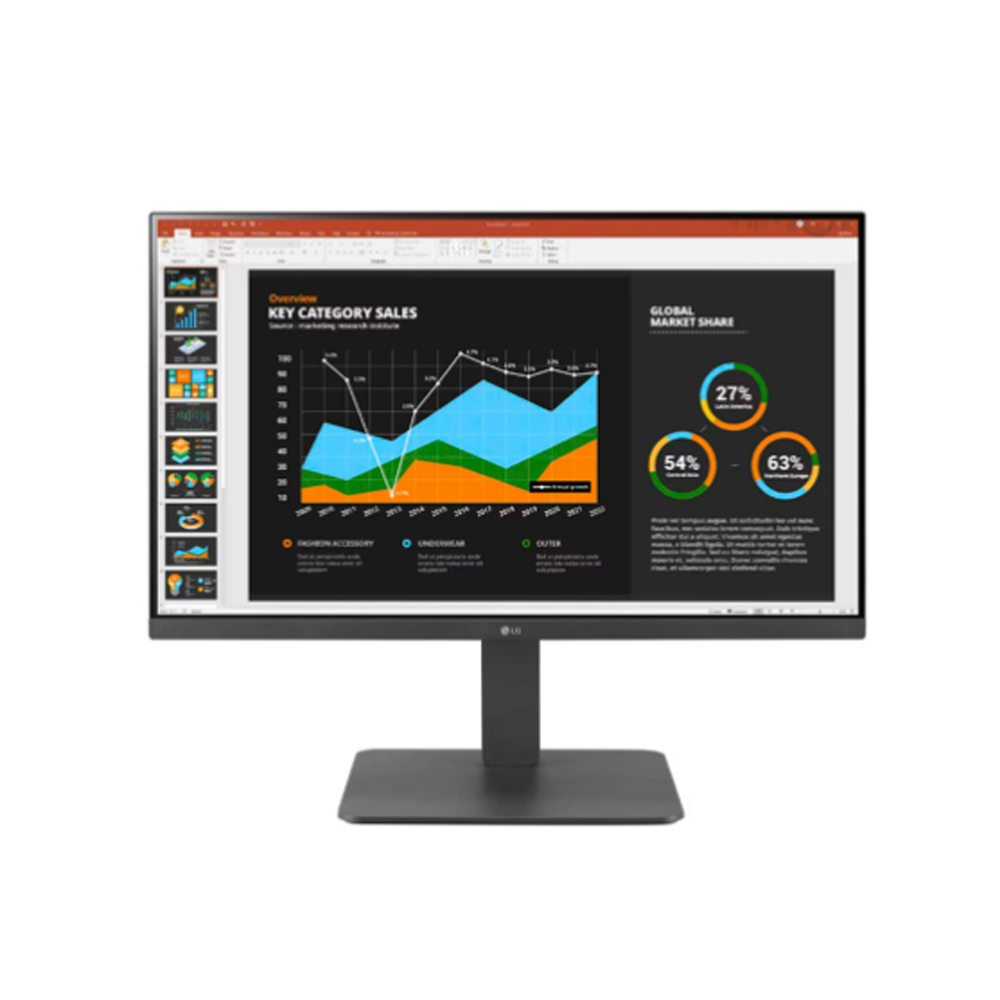 MONITOR LG 24BR650 LED IPS 24' RESOLUCIÓN PIVOT USB DAISY CHAIN - 1
