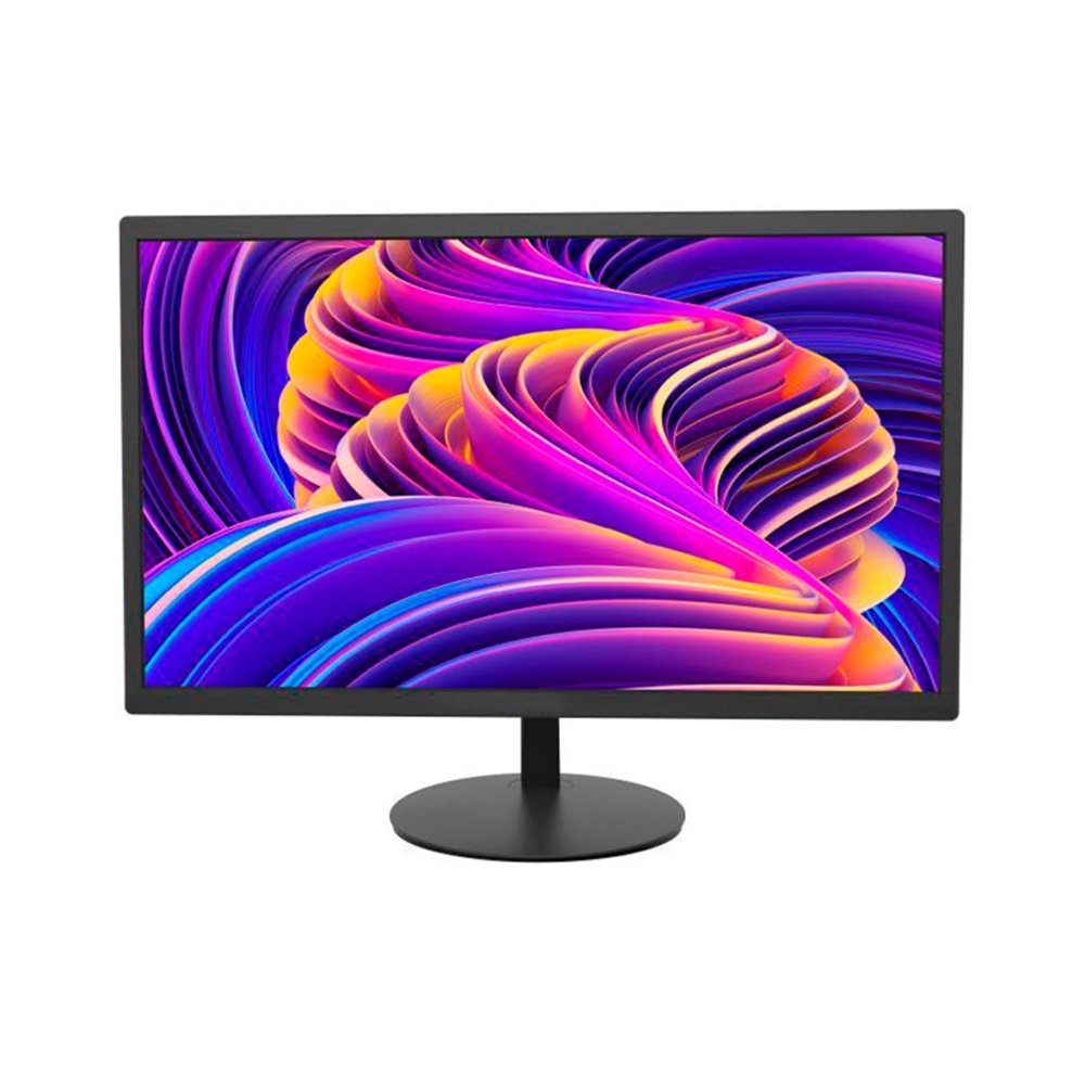 MONITOR HIKVISION LCD 18.5'' - RESOLUCIÓN 1366X768, CONEXIÓN 220V, IDEAL PARA OFICINA - 1
