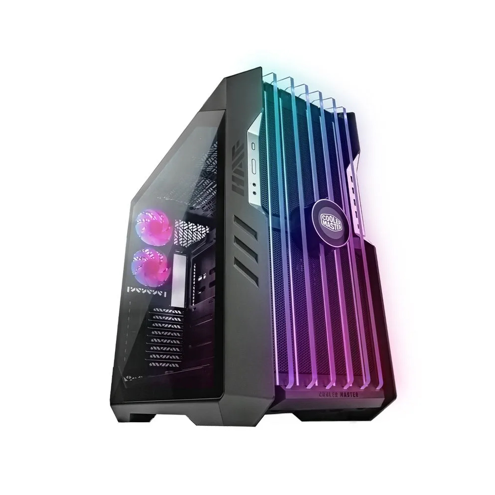 CASE FULL TOWER COOLER MASTER HAF 700 EVO ARGB CAPACIDAD DE EXPANSIÓN TITANIUM - 1
