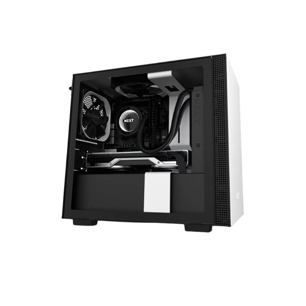 NZXT H210 MINI-ITX CASE EN NEGRO: DISEÑO ELEGANTE, COMPACTO Y VERSÁTIL PARA TU PC - 1