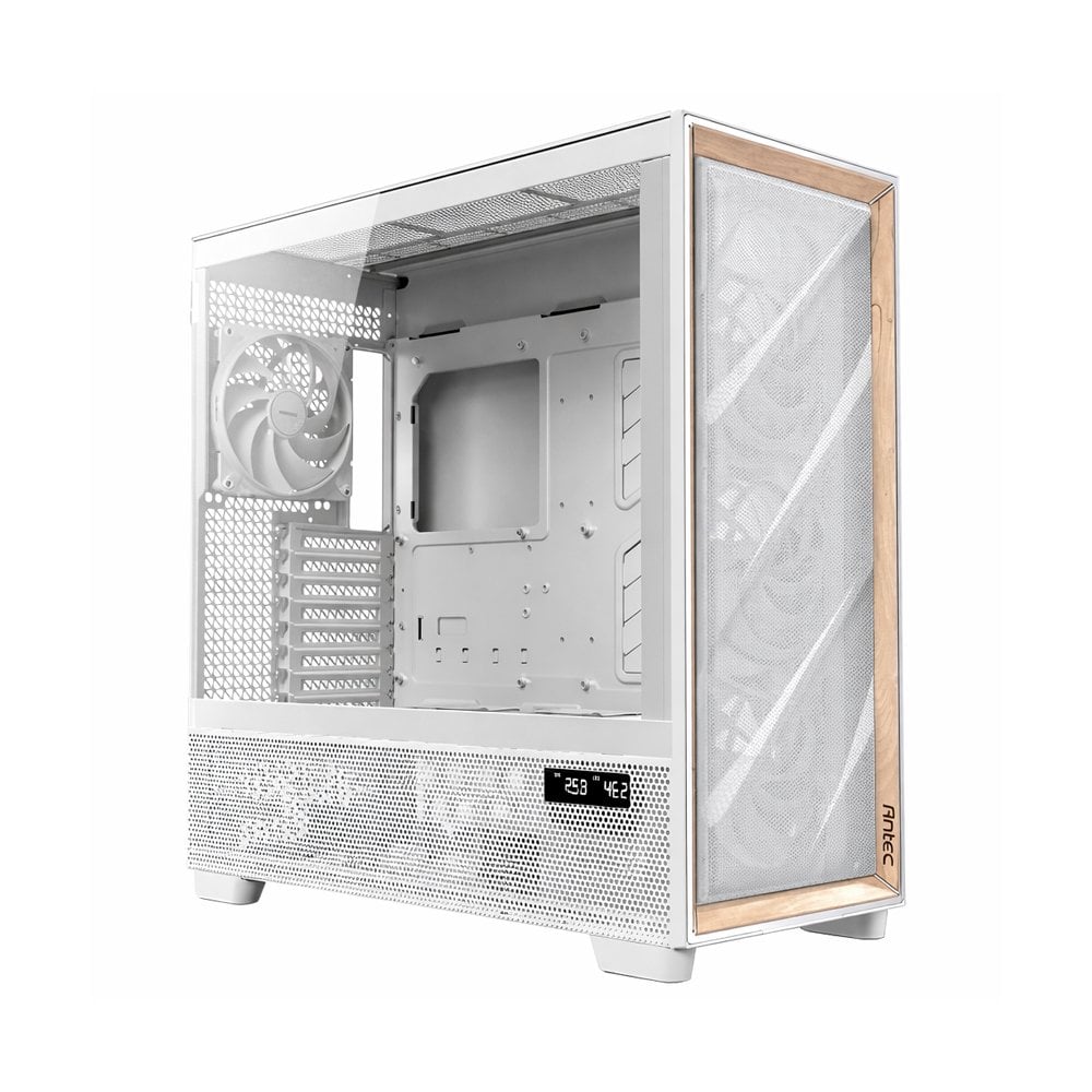 CAJA DE PC ANTEC FLUX PRO WT, MID TOWER, 6 VENTILADORES, DISEÑO TRASLÚCIDO, IDEAL PARA GAMING - 1