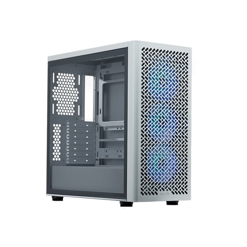 CARCASA MID TOWER COOLER MASTER ELITE 502 EN BLANCO - ESPACIOSA, DISEÑO ELEGANTE Y OPTIMIZADA PARA GAMING - 1
