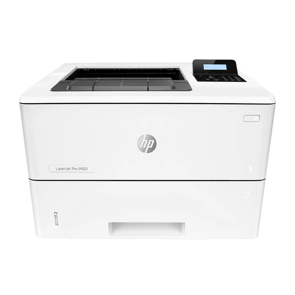 IMPRESORA LÁSER HP LASERJET PRO M501DN - MONOCROMO, 43 PPM, DUPLEX, 650 HOJAS, ETHERNET Y USB - 1