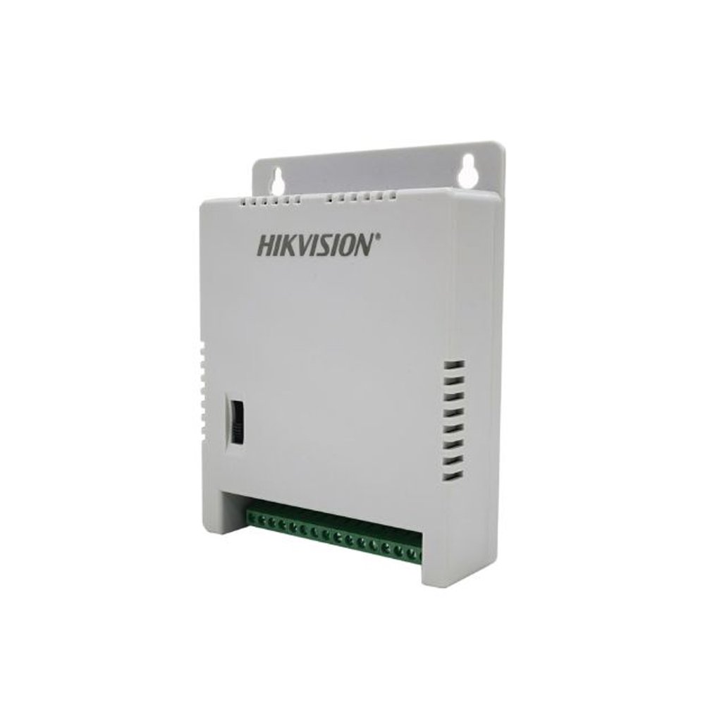 FUENTE REGULADA HIKVISION 12VDC 1A POR CANAL PARA 8 CÁMARAS - IDEAL PARA SISTEMAS DE SEGURIDAD - 1