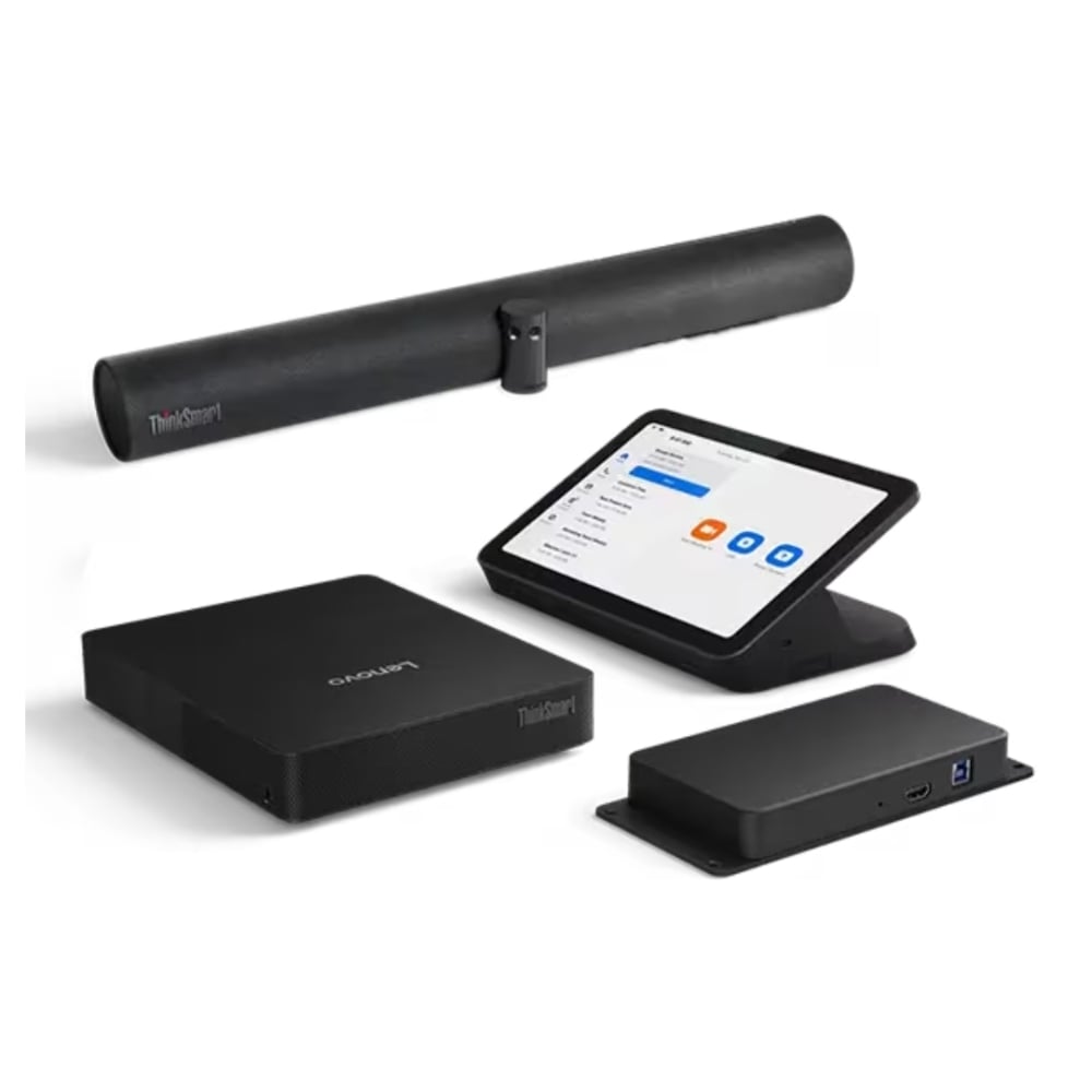 KIT THINKSMART LENOVO CON BARRA DE SONIDO 180 Y WINDOWS 11 IOT - CONECTIVIDAD OPTIMIZADA Y DISEÑO COMPACTO - 1