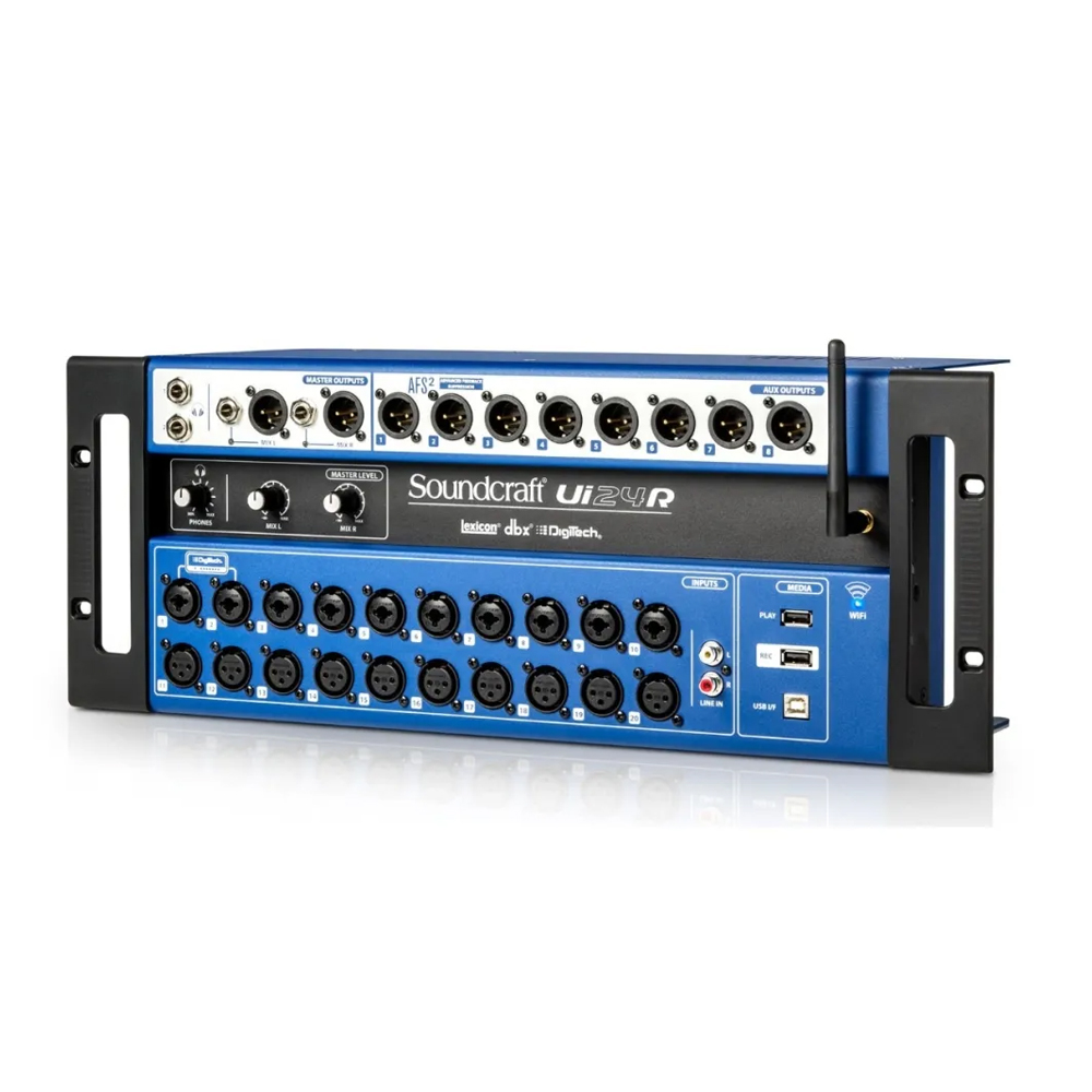 Mezcladora Digital Soundcraft Ui24R 24 canales control inalámbrico Wi-Fi - 1