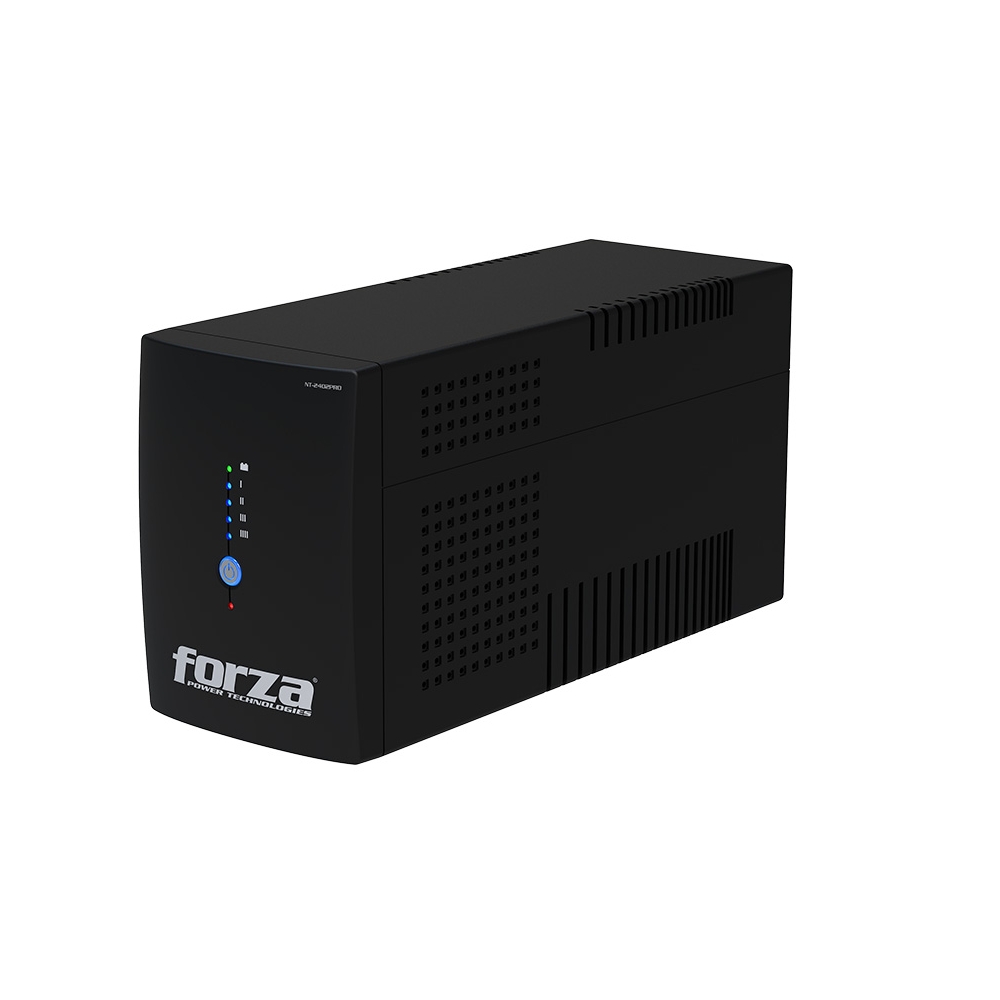 FORZA UPS 1200W INTERACTIVO, 2400 VA, 220/240V, CON CONEXIÓN USB - PROTECCIÓN CONFIABLE PARA TU EQUIPO - 1