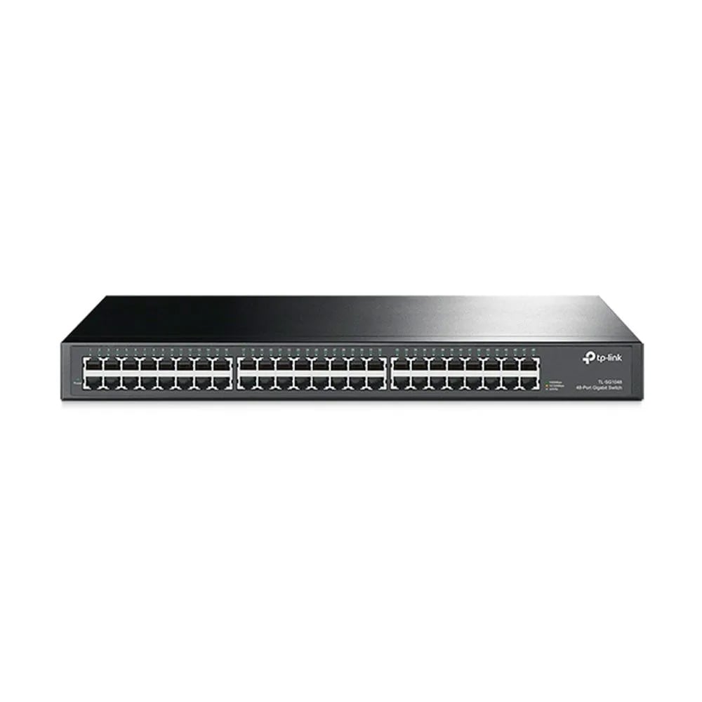 SWITCH TP-LINK DE 48 PUERTOS, ALTA VELOCIDAD Y FÁCIL GESTIÓN, IDEAL PARA REDES EMPRESARIALES. - 1