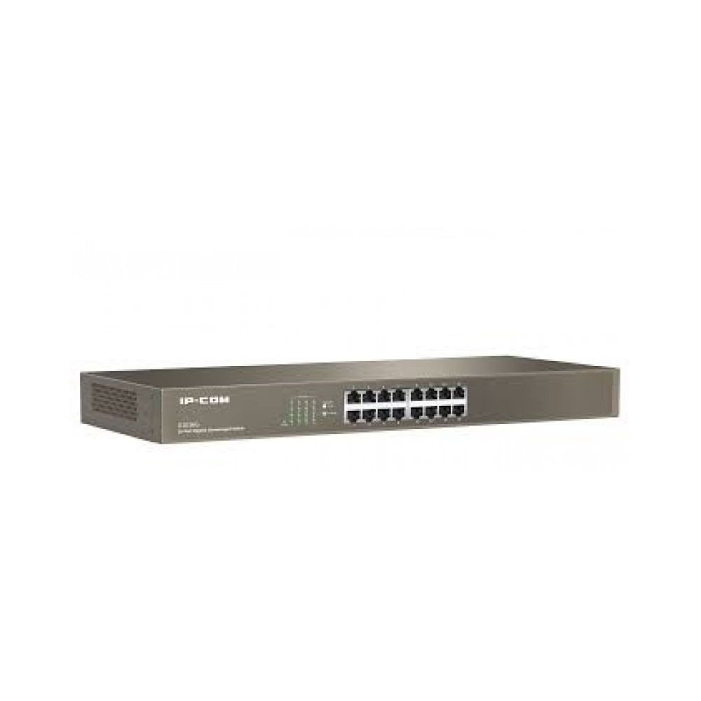 SWITCH IP-COM G1016G ETHERNET GIGABIT 16 PUERTOS 10/100/1000 MBPS PARA RED RÁPIDA Y ESTABLE - 1