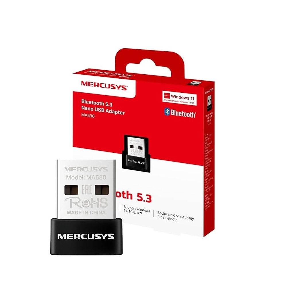 ADAPTADOR BLUETOOTH 5.3 TP-LINK MERCUSYS NANO US - CONEXIÓN RÁPIDA Y COMPACTA PARA DISPOSITIVOS - 1