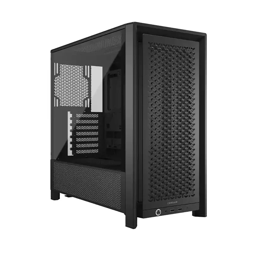 CAJA CORSAIR 4000D ATX EN COLOR NEGRO - CHASIS DE ALTO RENDIMIENTO, AMPLIO ESPACIO Y VENTILACIÓN ÓPTIMA - 1